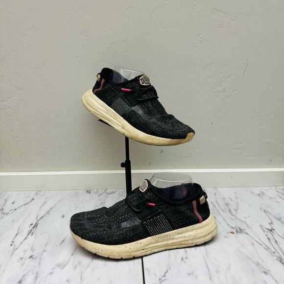 Hey Dude Shoes - Hey Dude Sirocco Sport Stripe Slip On Loafers Women’s Size 8.5